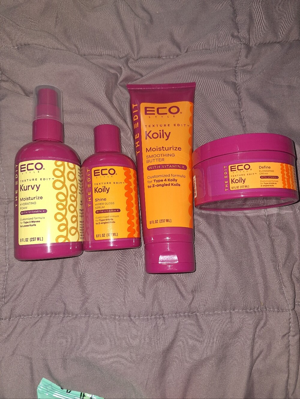 ECO by Kolly Moisturize & Smooth Hair Treatment Set - All 4